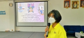ตัวแทนเจ้าหน้าที่ศูนย์ทดสอบและวิจัยคุณภาพชีววัตถุสำหรับสัตว์ที่เข้าร่วมงานประชุมและนำเสนอผลงานการจัดการความรู้ (KNOWLEDGE MANAGEMENT) "KM 2024 องค์ความรู้สู่ จักรวาลไทบ้าน” 
